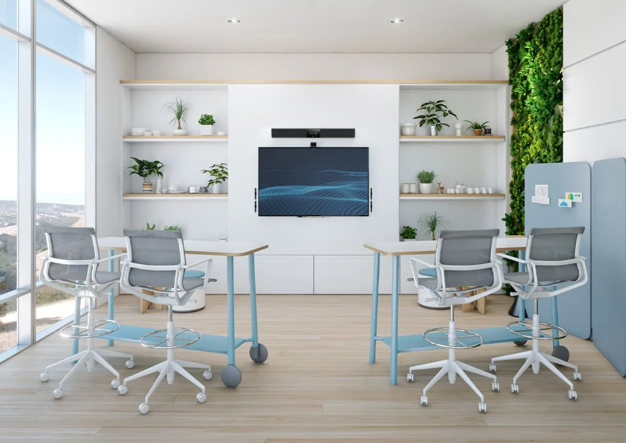 BARRA DE AUDIOCONFERENCIA NUREVA PARA SALAS MEDIANAS HDL200 NEGRO (GRIS OSCURO) - Imagen 4