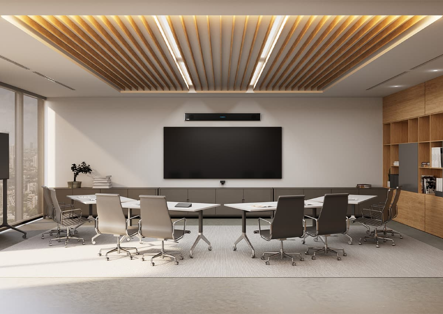 SISTEMA DE AUDIOCONFERENCIA NUREVA PARA SALAS GRANDES HDL310 NEGRO 1 X BARRA + 1 MÓDULO - Imagen 4