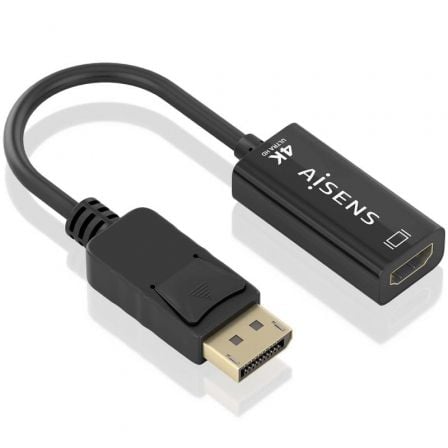 Conversor  A125-0905/ DisplayPort Macho - HDMI Hembra/ 15cm/ Negro - Imagen 1
