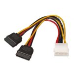 Cable Duplicador de Alimentación  A131-0161/ Molex 4 PIN Macho - 2x SATA Hembra/ Hasta 54W/ 20cm