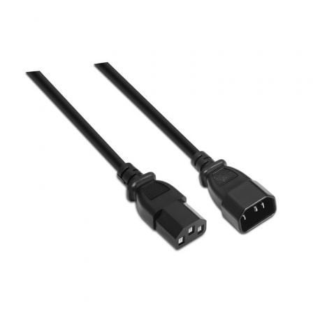 Cable Alargador de Alimentación CPU  A132-0171/ IEC C13 Hembra - IEC C14 Macho/ Hasta 1500W/ 1.5m/ Negro - Imagen 1