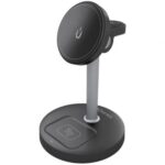 Base de carga Inalámbrica  ASCH-15W3WC066-BK/ 15W/ Negro