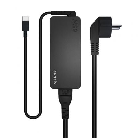 Cargador de Portátil  ASCH-1PD65D-BK/ 1xUSB Tipo-C/ 65W - Imagen 1