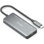 Hub USB Tipo-C  A109-0946/ 2xUSB/ 2xUSB Tipo-C/ 1xUSB Tipo-C PD/ Gris