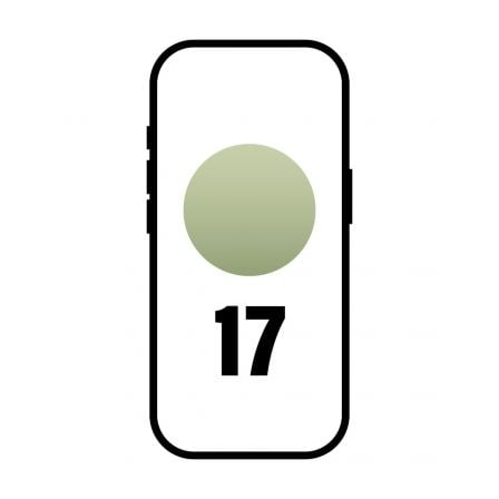 Smartphone Apple iPhone 17 256GB/ 6.3"/ 5G/ Verde salvia - Imagen 1