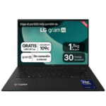 Portátil LG Gram 14ZD90T-G.AX88B Intel Core Ultra 7-255H/ 32GB/ 1TB SSD/ 14"/ Sin Sistema Operativo