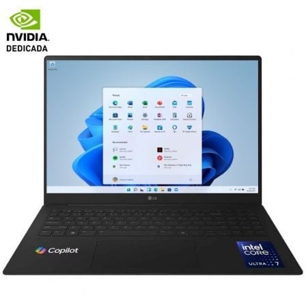 Portátil LG Gram Pro 16Z90TR-E.AD88B Intel Core Ultra 7-255H/ 32GB/ 1TB SSD/ GeForce RTX 5050/ 16"/ Win11 - Imagen 1