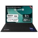 Portátil LG Gram 16ZD90T-G AX88B Intel Core Ultra 7-255H/ 32GB/ 1TB SSD/ 16"/ Sin Sistema Operativo