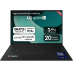 Portátil LG Gram 17ZD90T-G.AX88B Intel Core Ultra 7-255H 32GB/ 1TB SSD/ 17"/ Sin Sistema Operativo