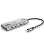 Hub USB Tipo-C NGS Wonder4-C/ 4xUSB Tipo-C/ Gris