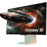 Monitor Gaming Samsung Odyssey 3D G90XF S27FG904XU 27"/ 4K/ 1ms/ 165Hz/ 3D/ Multimedia/ Regulable en altura/ Plata