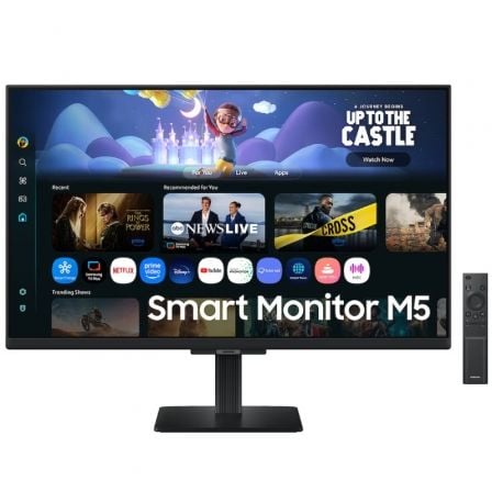 Smart Monitor Samsung M5 S32FM500EU 32"/ Full HD/ Smart TV/ Multimedia/ Negro - Imagen 1