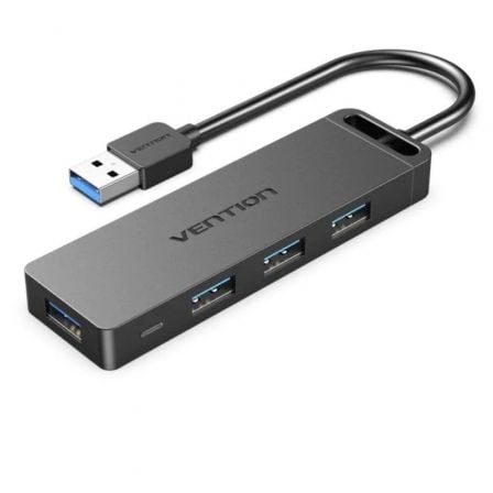 Hub USB 3.0 Vention CHLBF/ 4xUSB/ MicroUSB PD - Imagen 1