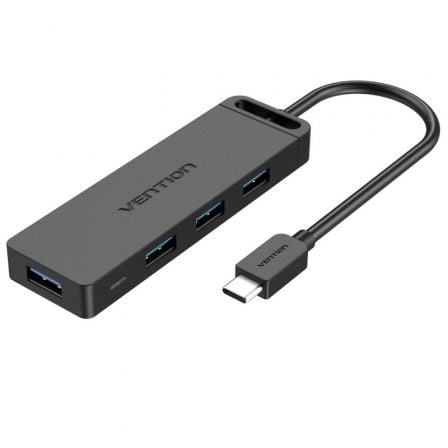 Hub USB Tipo-C Vention TGKBB/ 4xUSB/ 1xMicroUSB PD - Imagen 1