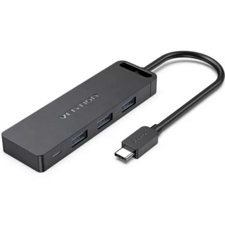 Hub USB Tipo-C Vention TGTBB/ 3xUSB/ 1xUSB Tipo-C/ 1x MicroUSB PD - Imagen 1