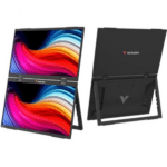 Monitor Portátil Táctil Verbatim Duo Essentials 15.6" + 15.6"/ Full HD/ Multimedia/ Negro