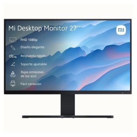 Monitor Xiaomi Mi Desktop Monitor 27"/ Full HD/ Negro - Imagen 1