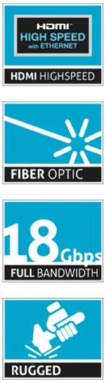 PURELINK CABLE BLINDADO HDMI FIBRA AOC 18GB 10M - Imagen 4