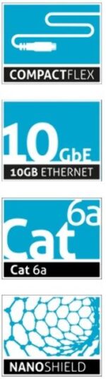 PURELINK CABLE CAT 6.A S-FTP FLEXINSTALL 0,5M CAJAS DE CAJAS DE 60U - Imagen 6