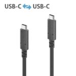 PURELINK CABLE ACTIVO DE USB-C A USB-C CON E-MARKER  Y USB CORRIENTE DE 60W 5M