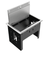 KRAMER T-IN2-REC2 CAJA CON TAPA RECTANGULAR 2 MODULOS ALUMINIO