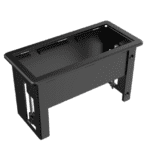 KRAMER T-IN2-REC1 CAJA SUPERFICIE RECTANGULAR 2 MODULOS NEGRO