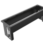 KRAMER T-IN4-REC1 CAJA SUPERFICIE RECTANGULAR 4 MODULOS NEGRO