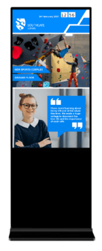 CLEVER TOTEM TOUCH 65" FHD 24/7 350Cd/m² Andr 13 - Imagen 2