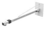 SOPORTE BLANCO ARAKNO DE PARED MAXI ( 90-150cm ) PARA PROYECTOR (ARAKNO NO INCL)