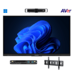 KIT MONITOR INTERACTIVO TRIPLE MODO ANDROID SERIE PERFORMANCE 65” + OPS WINDOWS 11 PRO + BARRA AVER