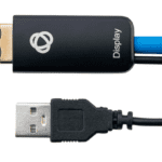 KRAMER CP-AOCH-PF CABLE BLINDADO FIBRA HDMI 18GBPS ALIMENTACION USB K-LOCK 15.20M