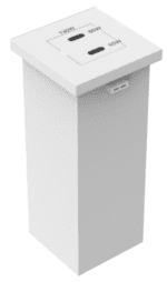 KRAMER MC-2C130W MODULO 2xUSB-C 130W BLANCO - Imagen 2