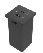 KRAMER MC-C65W/A18W  MODULO 1xUSB-C 65W 1xUSB-A 18W NEGRO - Imagen 2