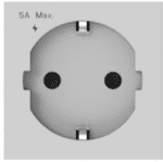 KRAMER MP-DE MODULO SCHUKO EU BLANCO