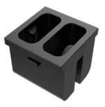 KRAMER MCP-2 MODULO PASACABLE 2 AGUJERO BLANCO - Imagen 2