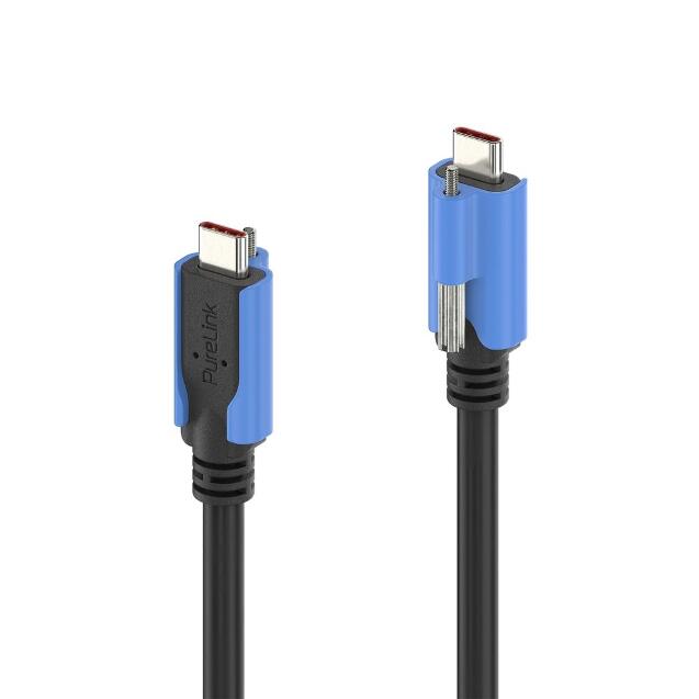 PURELINK ABRAZADERA USB-C AZUL 10UNID - Imagen 2