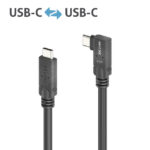 PURELINK CABLE USB4 C/C ACODADO (LEFT-RIGHT), 20GBPS, 240W 1M