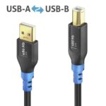 PURELINK CABLE USB 2.0 A/B 480MBPS FLEXINSTALL 0,3M