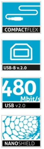 PURELINK CABLE USB 2.0 A/B 480MBPS FLEXINSTALL 1M - Imagen 5