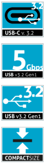 PURELINK CABLE USB 3.2 USB-C A USB-A 1.8M - Imagen 2