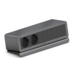 PURELINK CAJA MEDIAHUB2 10 SLOT, 2 SCHUKO, 6 SLOT LIBRES, GST18 GRIS