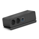 PURELINK CAJA MEDIAHUB2 10 SLOT, 2 SCHUKO, 2 USB POWER, 4 SLOT LIBRE, GST18 NEGRO