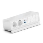 PURELINK CAJA MEDIAHUB2 10 SLOT, 2 SCHUKO, 2 USB POWER, 4 SLOT LIBRE, GST18 BLANCO