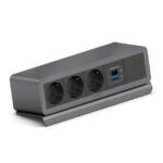 PURELINK CAJA MEDIAHUB2 10 SLOT, 3 SCHUKO, 2 USB POWER, 2 SLOT LIBRE, GST18 GRIS