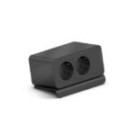 PURELINK CAJA MEDIAHUB2 5 SLOT, 2 SCHUKO,1 SLOT LIBRES, GST18 NEGRO