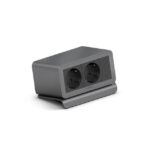 PURELINK CAJA MEDIAHUB2 5 SLOT, 2 SCHUKO,1 SLOT LIBRES, GST18 GRIS