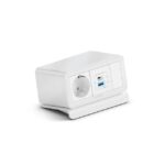 PURELINK CAJA MEDIAHUB2 5 SLOT, 1 SCHUKO, 2 USB POWER, 1 SLOT LIBRE, GST18 BLANCO