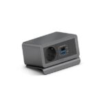 PURELINK CAJA MEDIAHUB2 5 SLOT, 1 SCHUKO, 2 USB POWER, 1 SLOT LIBRE GRIS