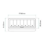 PURELINK CAJA MEDIAHUB2 7 SLOT, 1 SCHUKO, 3 SLOT LIBRES, GST18 NEGRO - Imagen 4