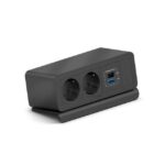 PURELINK CAJA MEDIAHUB2 7 SLOT, 2 SCHUKO, 2 USB POWER, 1 SLOT LIBRE, GST18 NEGRO